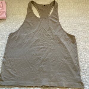 Men’s Alphalete gray/olive tank